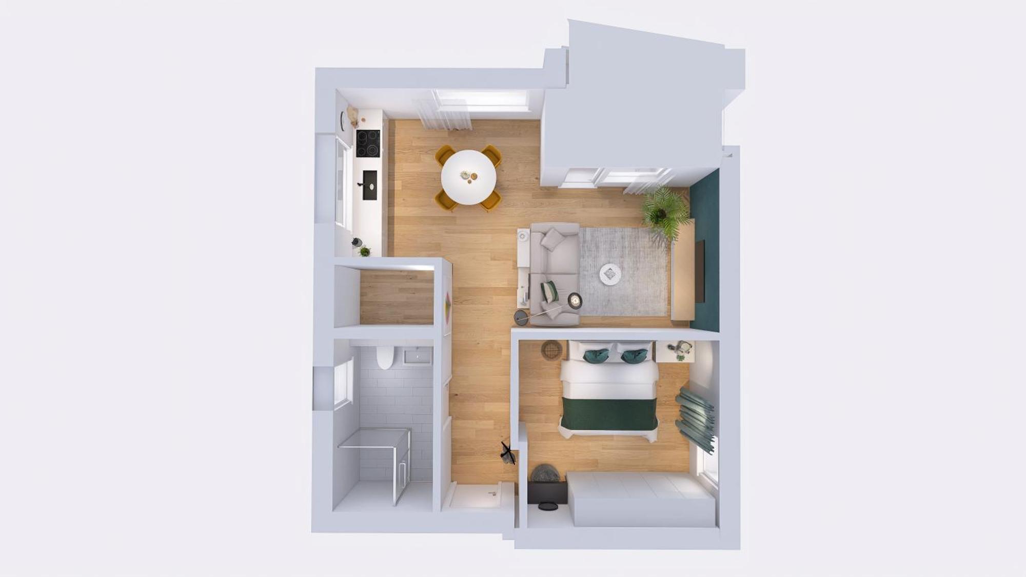 Apartmenthaus Am Kaiser-Wilhelm-Park Detmold Exteriör bild